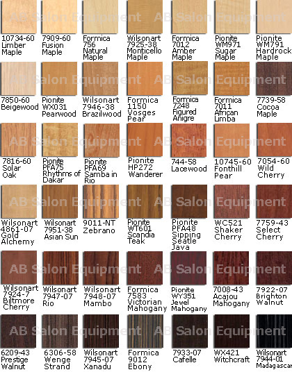 AB Select Laminate Colors