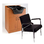 Ascot Products Shampoo Bowls, Chairs, & Cabinets