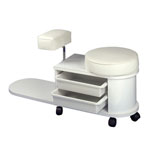 Pedicure Station Combos - Chairs, Carts, Footrests