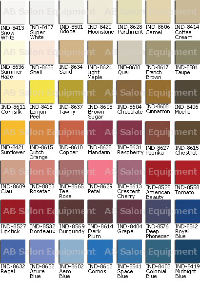 Garfield International Upholstery colors