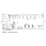 1400 Square Foot Salon Design