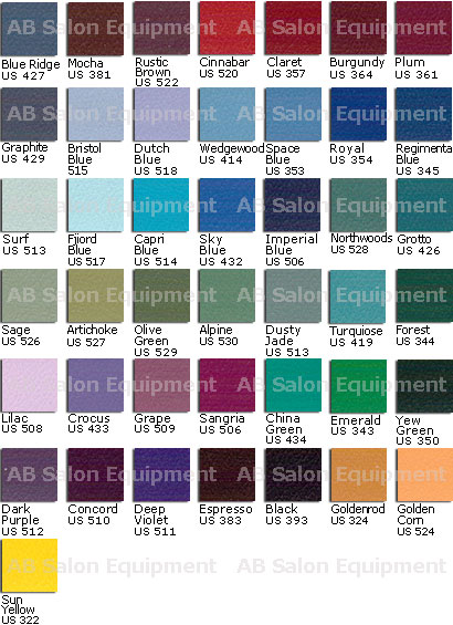 Belvedere upholstery colors