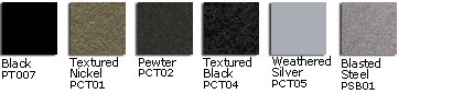 Belvedere Powder Coat Colors