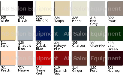 Shampoo bowl Enamel color