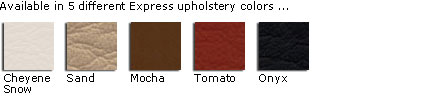 Takara Belmont Express upholstery colors
