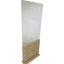 Q63841TFL-CL Tall Clear Acrylic Partition