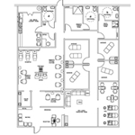 Salon & Spa Floor Plan Design Layout - 3105 Square Foot