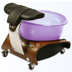 Gulfstream Mini Lavender Pedicure Spa- Violet Tub