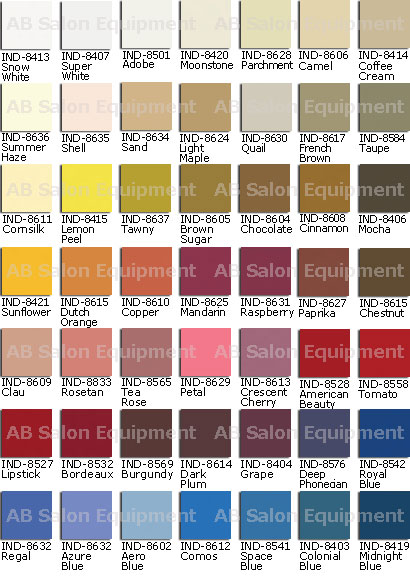 Garfield International upholstery colors