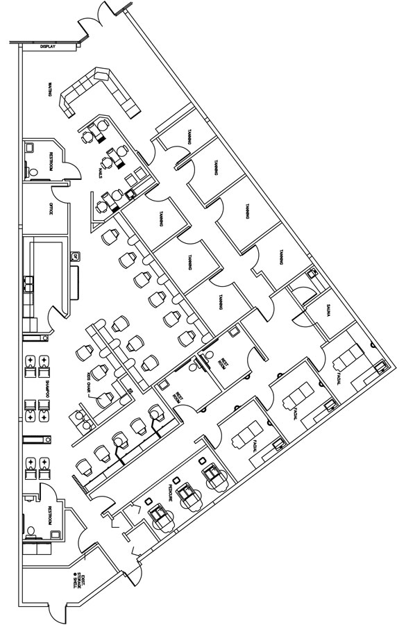 Help with Beauty Salon Floor Plan Design Layout - 4250 Square Foot