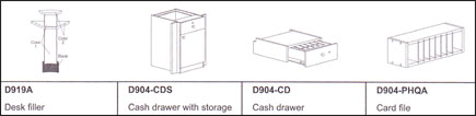 Belvedere Embassy Desk Options 