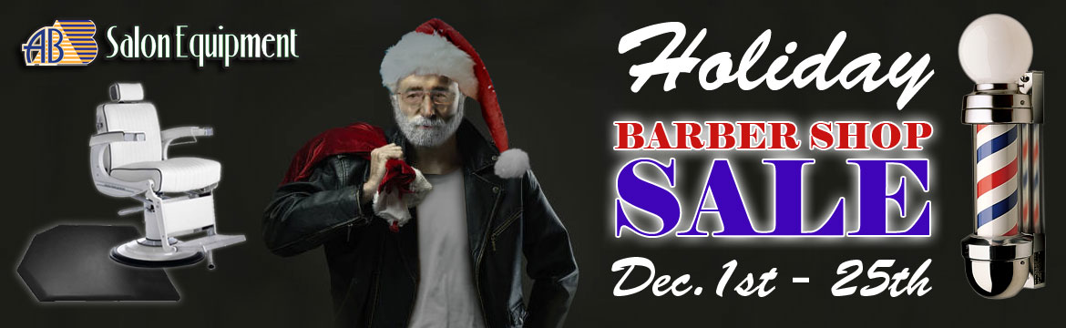 FREE SHIPPING and Floor Mat when you buy ANY Takara Belmont or Collins Barber Chair. December 1st - 25th.