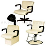 Belvedere Scroll Styling Chairs & Shampoo Salon Chairs