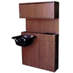 Shampoo Bowl Cabinets for professional hair stylist to use in salon onsale.