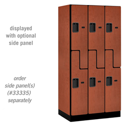 AB Atmosphere 37361 Double Tier "S" Style Designer Locker - 3 Lockers Wide - 36" W x 76" H x 21" D