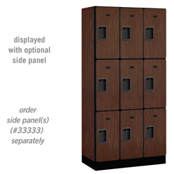 AB Atmosphere 33368 Triple Tier Design Lockers - 3 Lockers Wide - 36" W x 76" H x 18" D