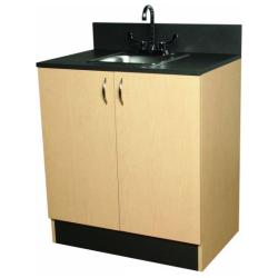 Jeffco 3373-32 Organizer Base Cabinet w/ Stainless Steel Sink