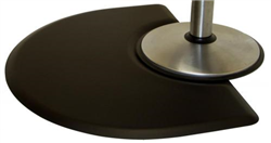 IC Urethane Tranquility 4030CT Salon Chair Floor Mat - 4' x 3' x 3/4"