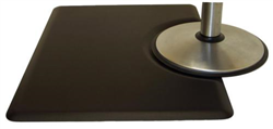 IC Urethane Tranquility 4030ST Rectangle Salon Chair Floor Mat - 4' x 3' x 3/4"