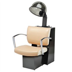 Pibbs 5869 Rosa Dryer Chair for Box Dryer w/ Black Steel Base