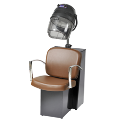 Pibbs 3768 Pisa Dryer Chair for Pole Dryer - Black Steel Base
