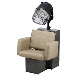Pibbs 2168 Matera Dryer Chair - Black Steel Base (For Pole Dryer)