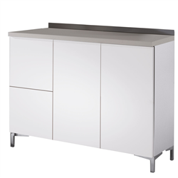 Salon Ambience WS/041-06 Wall System 120 Base Cabinet w/ LH Drawers