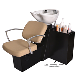 Pibbs 5237W Pisa Backwash w/ White Bowl