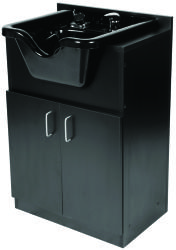 Jeffco J32 Java Econo Shampoo Cabinet w/ 8300-570 ABS Shampoo Bowl