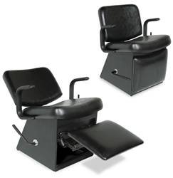Collins QSE 1550L Monte Lever-Control Shampoo Chair- Kick-out Leg Rest