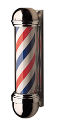 William Marvy 824 Wall Mount Barber Pole - One Light