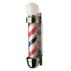 William Marvy 333 Non-Revolving Barber Pole - Two Light