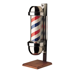 William Marvy 410/OS Barber Pole On Stand - One Light