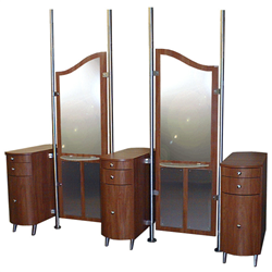 Collins 904-114 Cambridge Four-Stylist Island