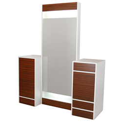 Collins 6623-62 Edge Back-to-Back Styling Station w/ 15" Wide Vanities