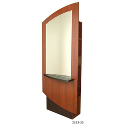 Collins QSE 3353-36 Klips Formula Styling Station w/ Half Mirror & Ledge