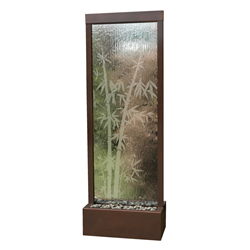BluWorld GF62B 6' Dark Copper Bamboo Gardenfall Fountain