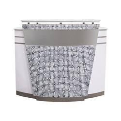 AYC NAPA Reception Desk w/Mosaic Tile Design by Mayacoba