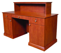 Jeffco E01 Elite Reception Desk w/ Pencil Drawer