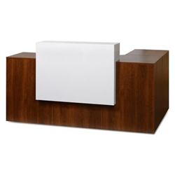 Gulfstream " L " Shape Reception Desk (No Glass)