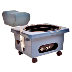 Pibbs DG105S Pedi-N-Go Portable Pedicure Spa w/ FM3848 Tub - Star Blue