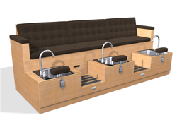 Design X 4150-T Liberty Sofa Pedicure Spa