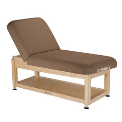 Living Earth Crafts Serenity Power Assist Tilt Treatment Table w/ Shelf Base