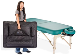Living Earth Crafts Spirit Portable Massage Table Package (Flex-rest & Carry Case)