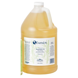 Earthlite Natural Unscented Massage Oil - 1 Gallon