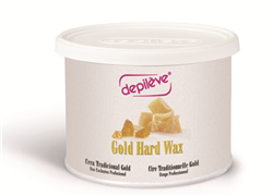 Depileve D145 14 oz. Gold Karite Hard Wax