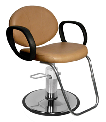 Collins QSE 1700 Berra Hair Styling Chair w/ Hydraulic Base Options