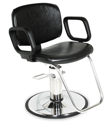 Collins QSE 1800 Hair Styling Salon Chair w/ Hydraulic Base Options