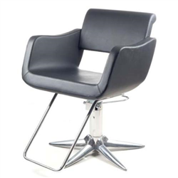 Gamma & Bross BABUSKA BLACK Styling Chair w/ Parrot Base