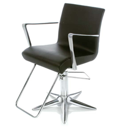 Gamma & Bross ALUOTIS ECOBLACK Styling Chair w/ Parrot Base